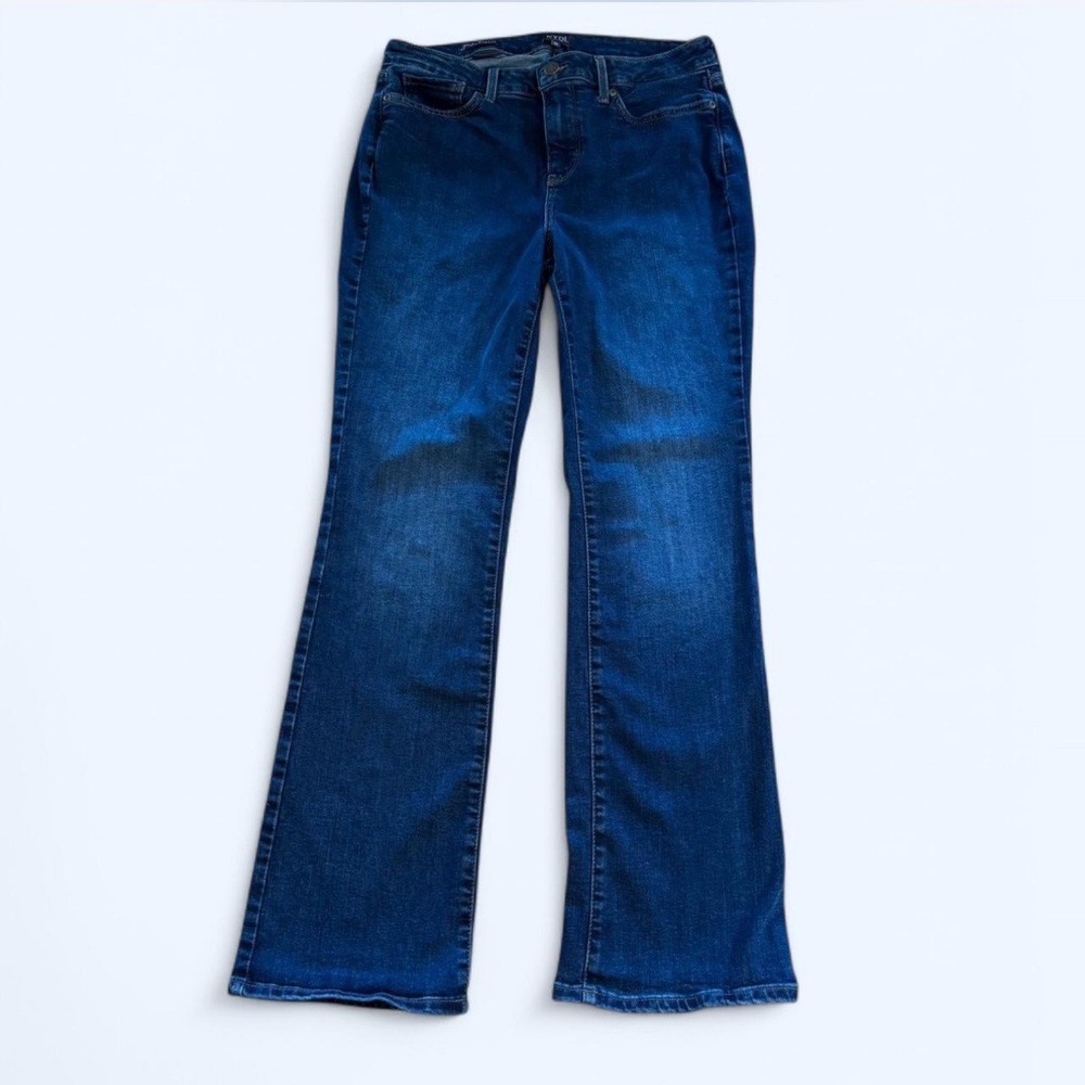 NYDJ Womens Deep Indigo Bootcut Jeans